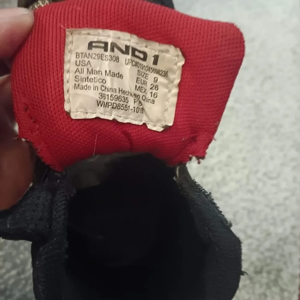 🤠And1  Basketball Shoes Toddler Size 9